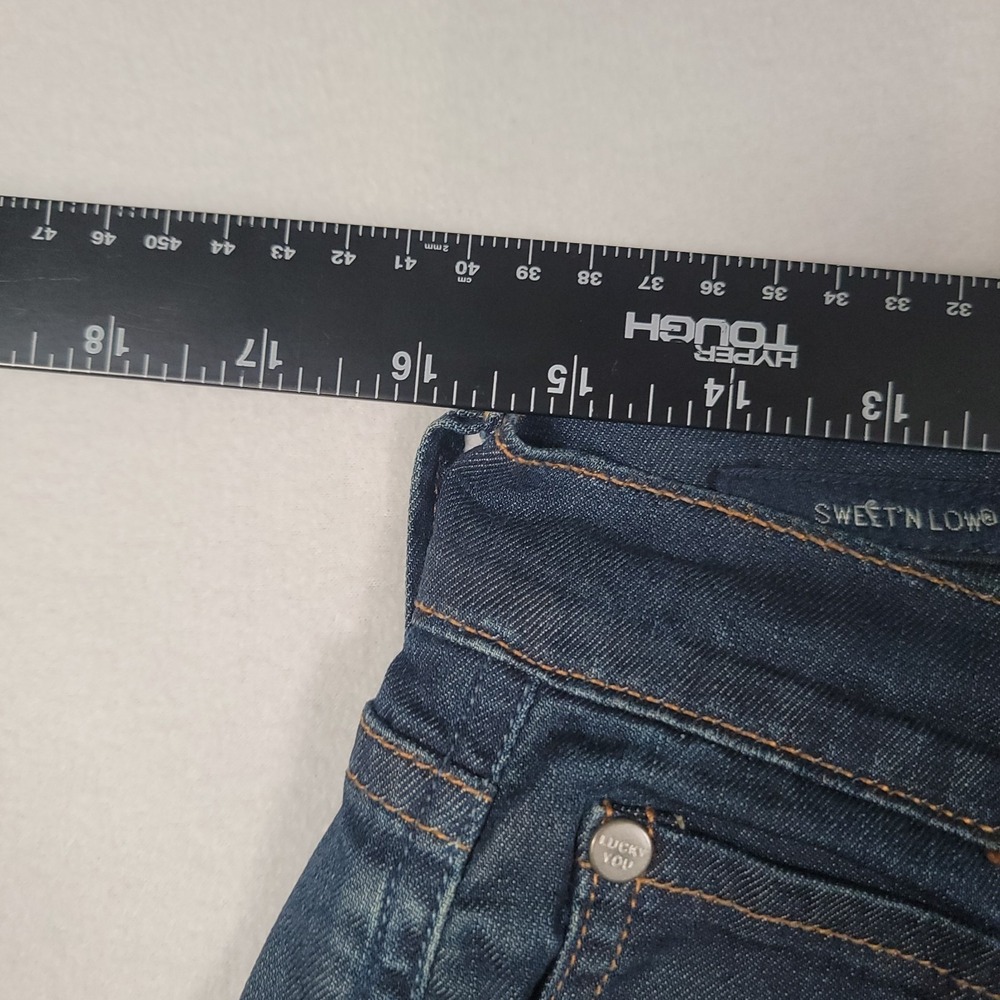 Lucky Brand Women Sweet N Low Bootcut Jeans Size 8 Blue Mid Rise Denim - Picture 6 of 16